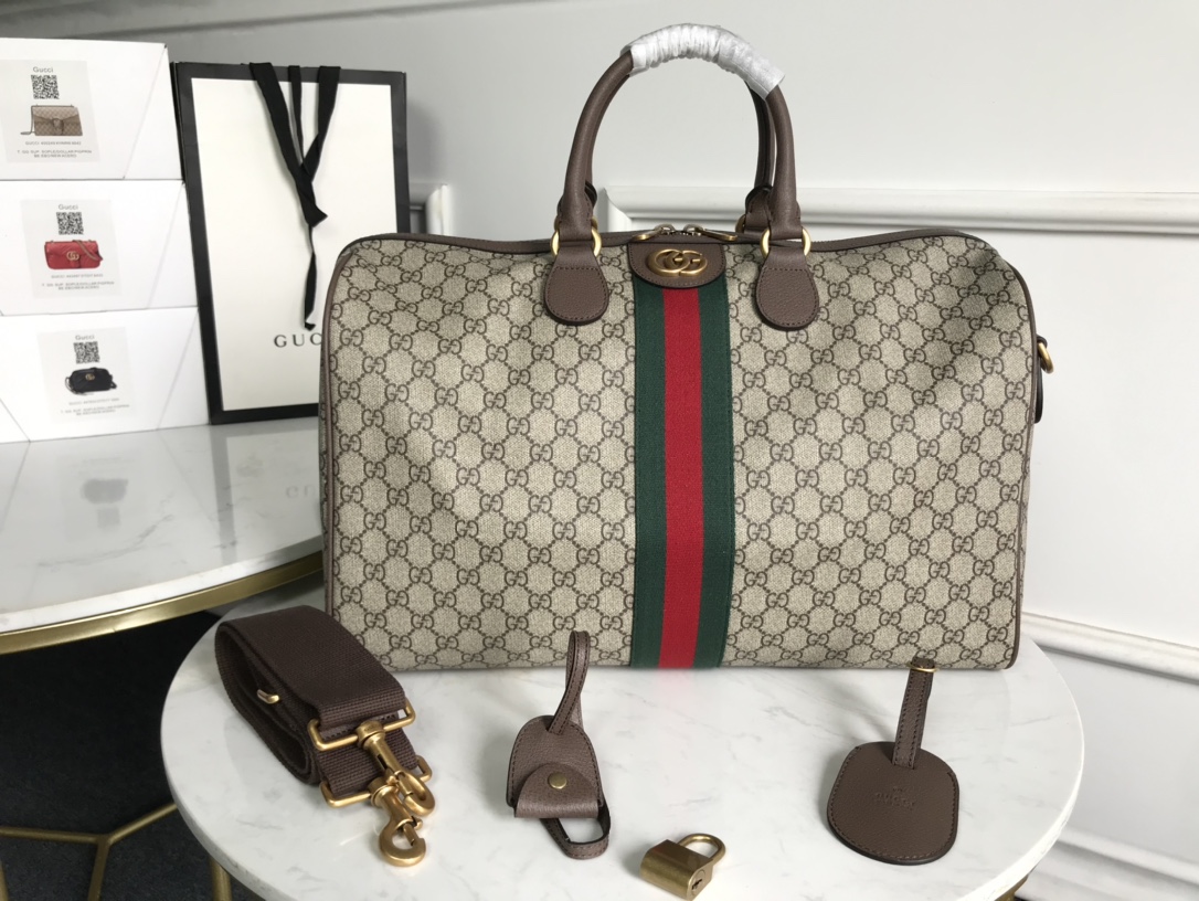 i1599652077_8401_0.jpg Ophidia GG medium carry-on duffle - Image 1