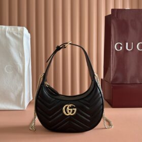 GG Marmont small shoulder bag Shine Metal